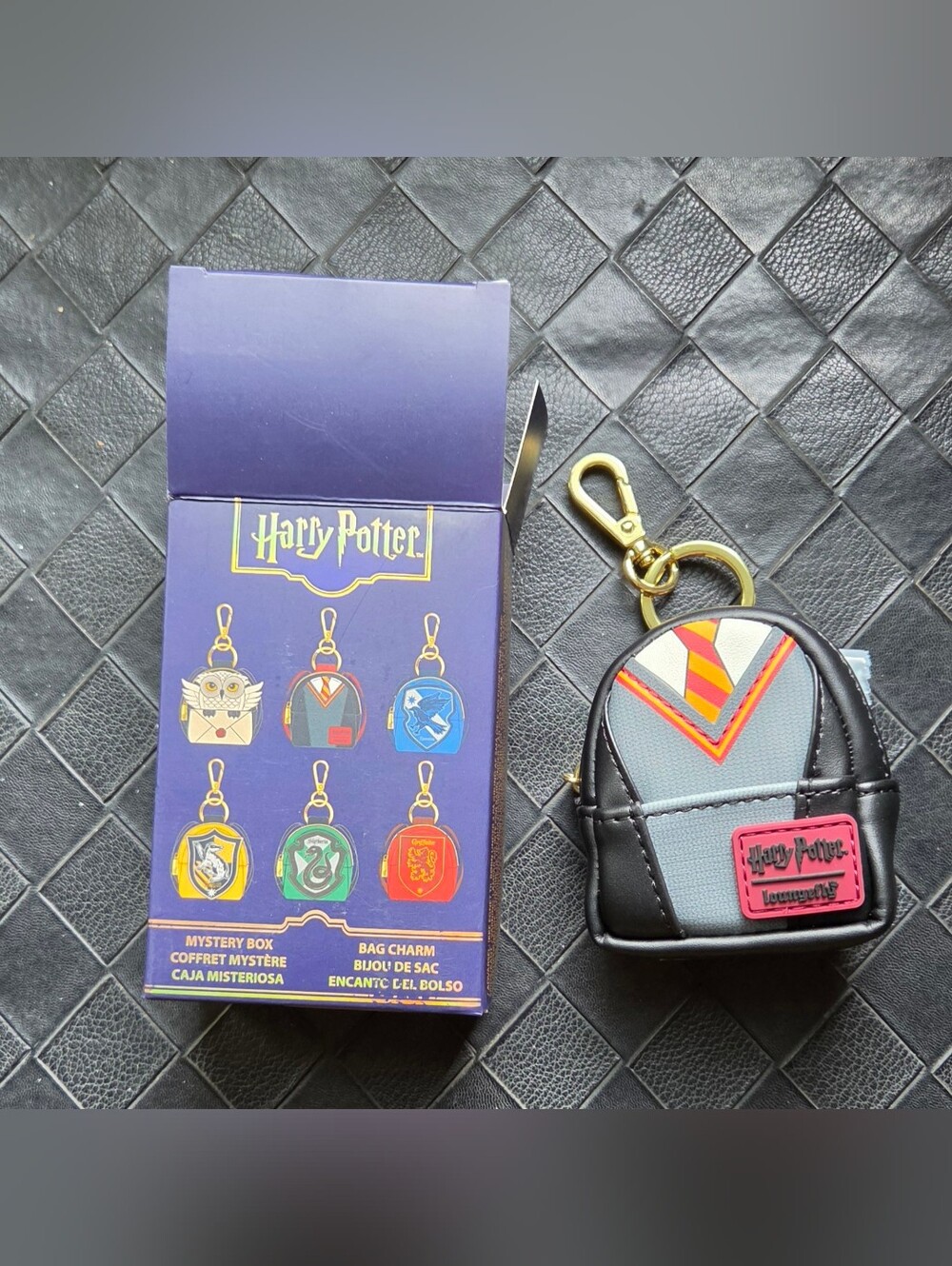 Loungefly Harry Potter Hogwarts Mini Backpack Keychain